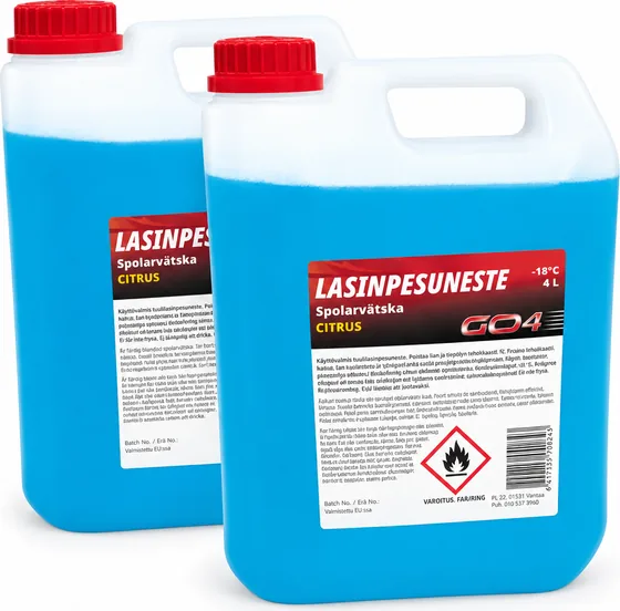 GO4 Lasinpesuneste −18 °C 4 l