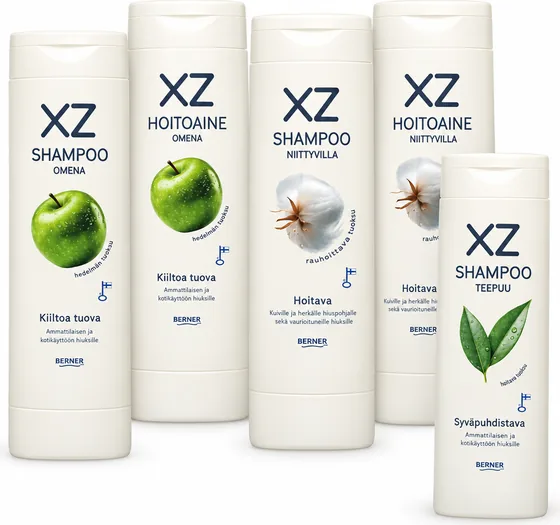 XZ Shampoo 250 ml ja hoitoaine 200 ml